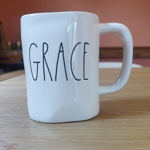 Rae Dunn Artisan Collection by Magenta "Grace" Ceramic Coffee Mug - Farmhouse LL